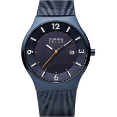 BERING Men Analog Solar Collection Watch with Stainless Steel Strap & Sapphire