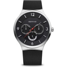 BERING Analog Quartz Classic Collection Mens Watch with Stainless Steel Strap & Sapphire Crystal