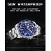 STARKING Watch for Men Men's Wrist Watch with Stainless Steel Automatic Watch for Men Luminous Waterproof Business Watch Auto Date