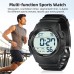 Beeasy Men Digital Sports Watch,Waterproof Watch with Stopwatch Countdown Timer Alarm Function Dual Time Rubber Strap Wrist Watch for Men/Student