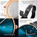 BEN NEVIS Mens Watch, Minimalist Fashion Simple Wrist Watch Analog Date with Stainless Steel Mesh Band