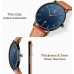 BEN NEVIS Mens Watches, Minimalist Fashion Simple Wrist Watch for Men Analog Date with Leather Strap