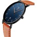 BEN NEVIS Mens Watches, Minimalist Fashion Simple Wrist Watch for Men Analog Date with Leather Strap