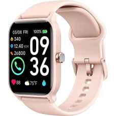 Woneligo Smart Watch for Women,1.8"Fitness Watch(Answer/Make Call),Alexa Built-in, [24H Heart Rate Sleep Blood Oxygen Monitor],5ATM Waterproof,100+Sports Modes Step Calorie Women Watches for iOS&Android Phones